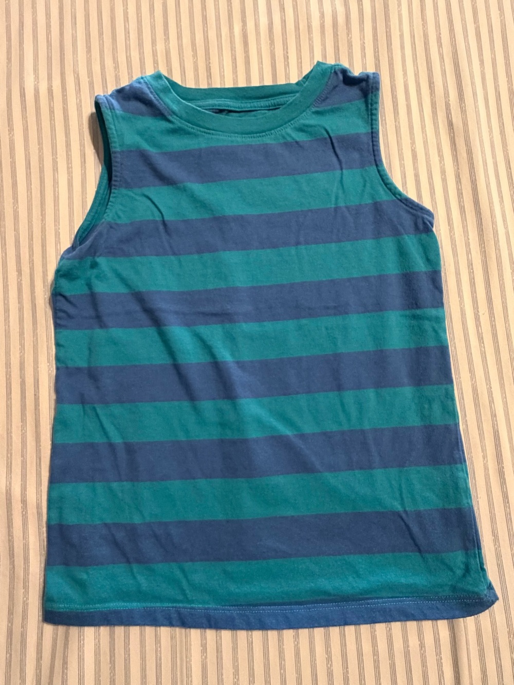Cat & Jack Striped Tank Top - Teal & Blue